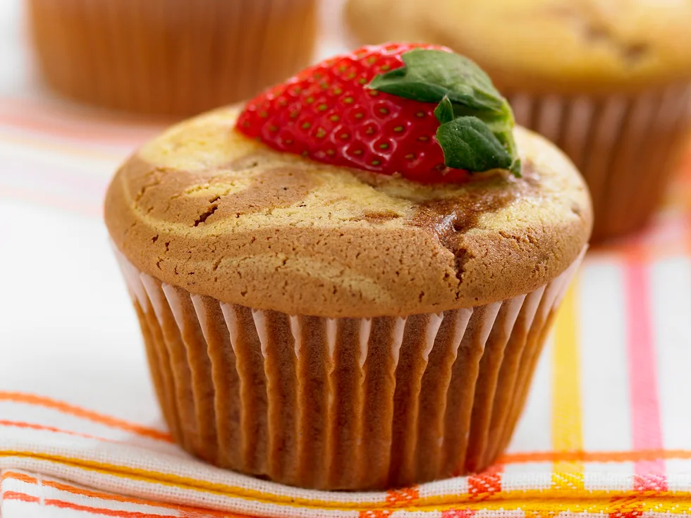 marble berry choc muffins