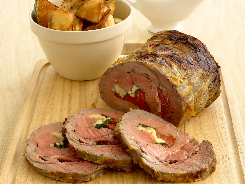 Mediterranean scotch fillet with red wine jus