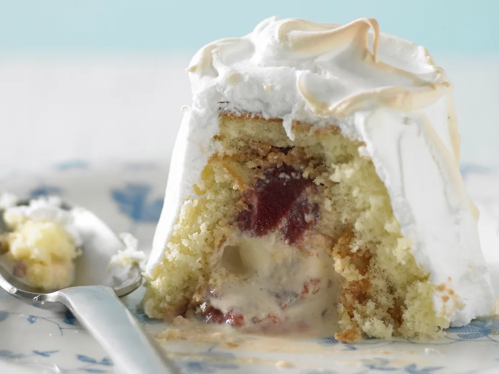 mini plum bombe alaska