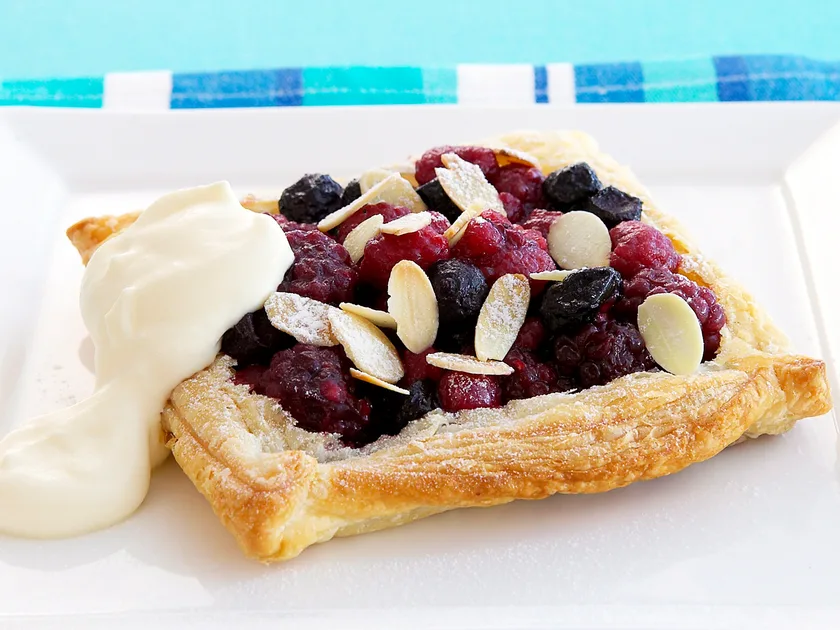 Mixed berry galettes