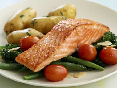 Ocean trout with vegetables