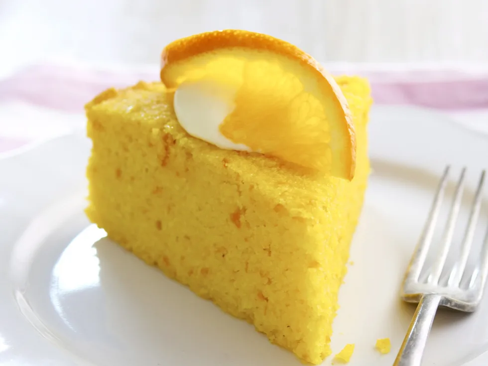 orange, polenta and almond cake