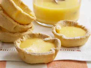 orange-curd tarts