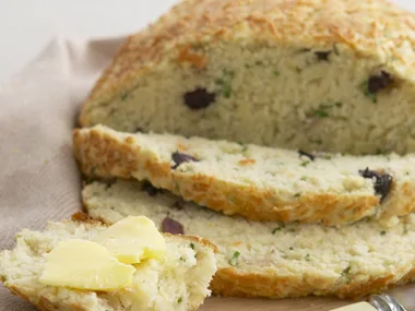 parmesan and olive damper