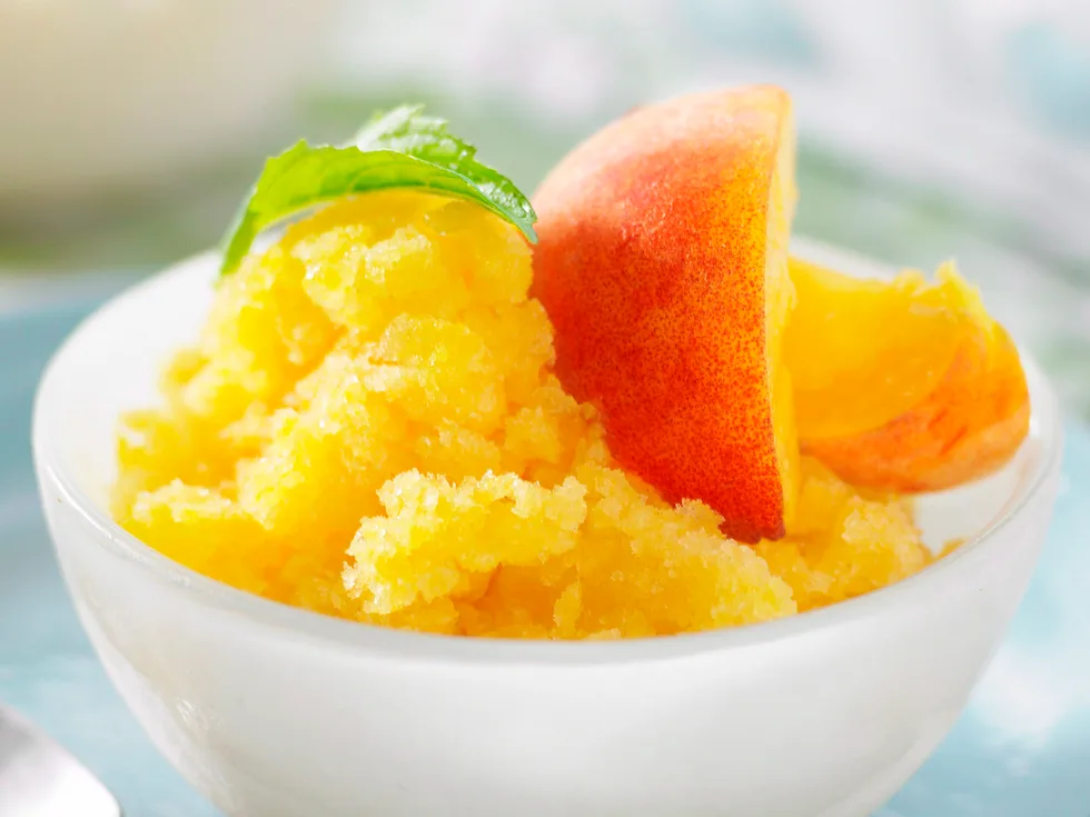 peach granita