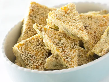 pepita and sesame slice