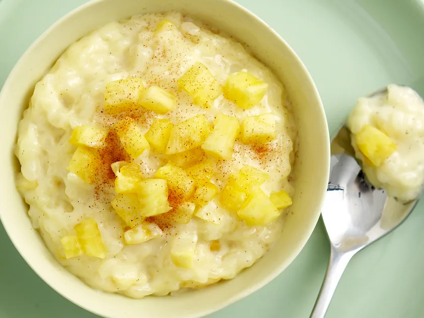 Pineapple creamed rice