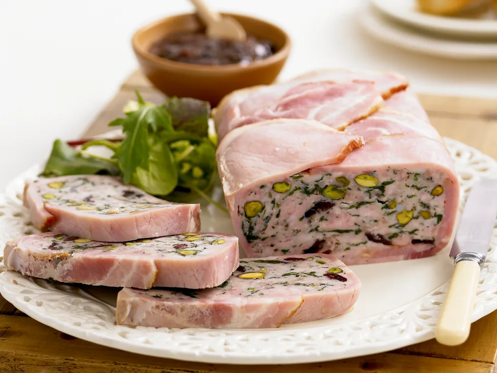 pork and pistachio terrine