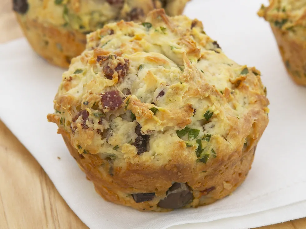 salami and chilli muffins