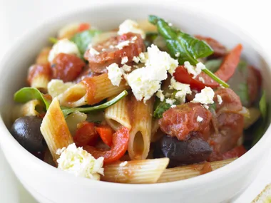 sausage and tomato penne