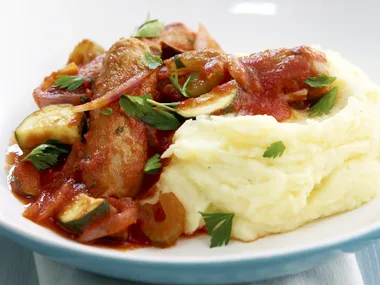 Sausage and vegetable bake