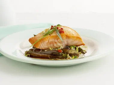seared asian salmon