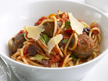 spaghetti and meatballs