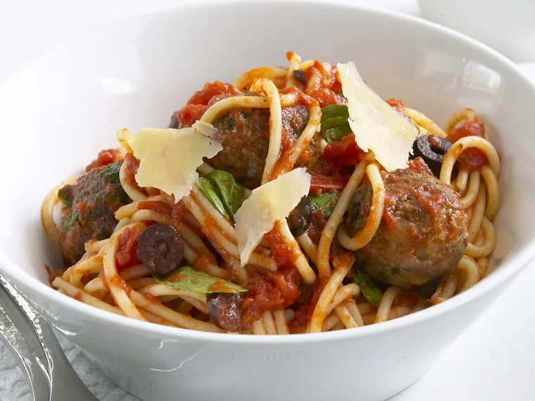 spaghetti and meatballs