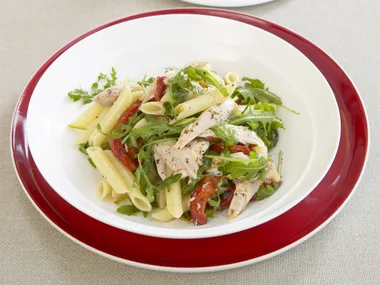 spatchcock and pasta salad