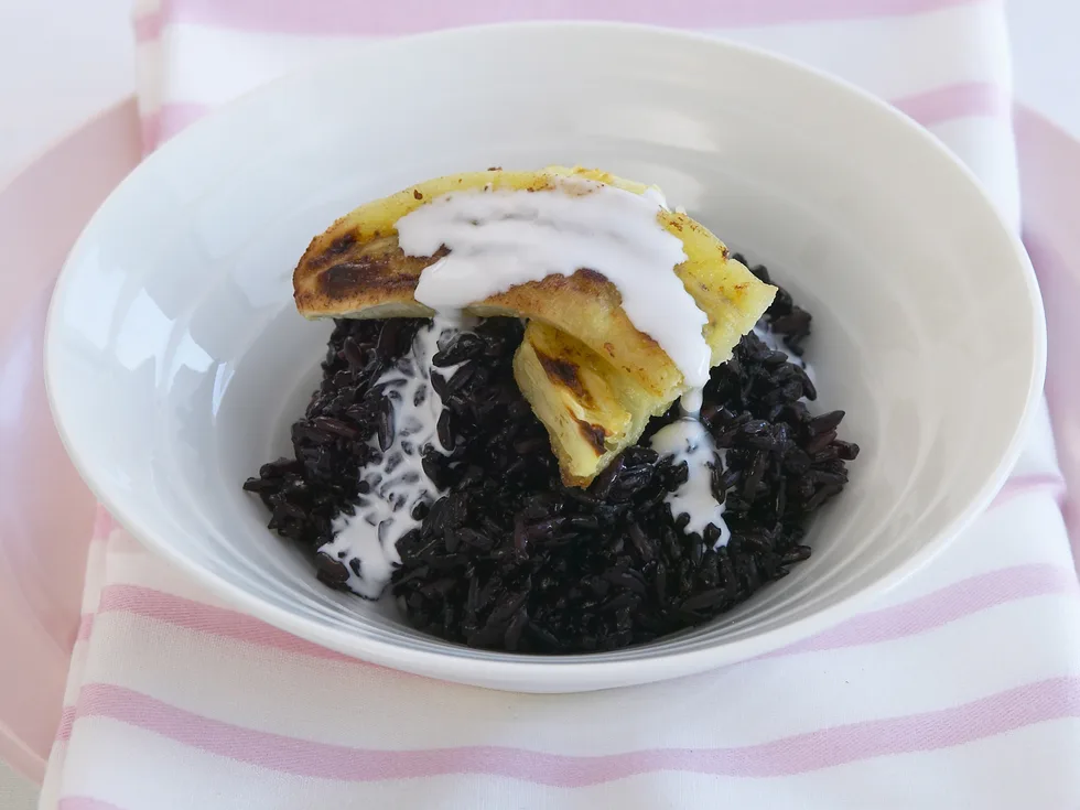 spiced black sticky rice