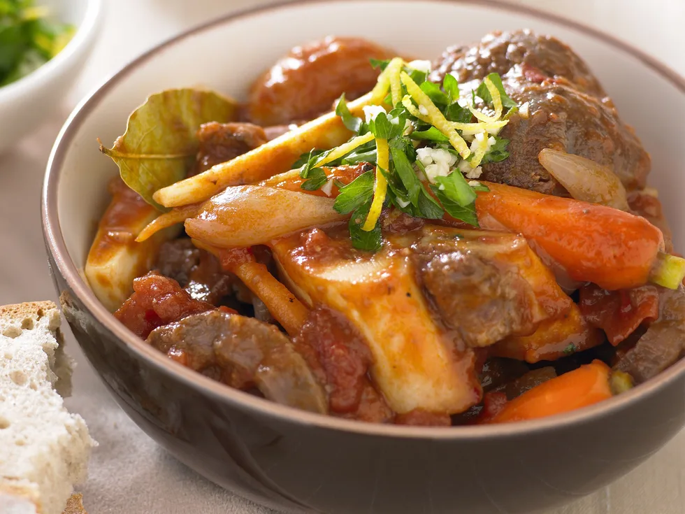 spicy osso buco with gremolata