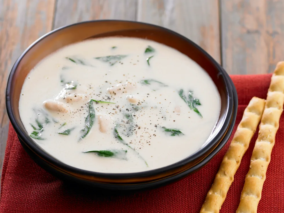 spinach and white bean soup