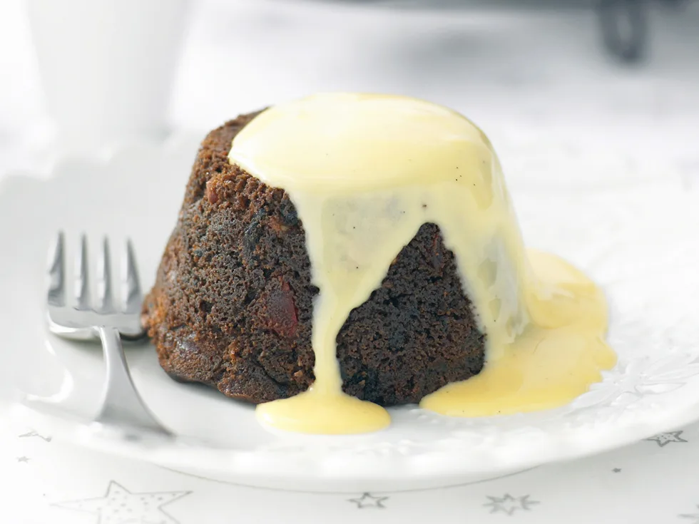 steamed chocolate and orange puddings