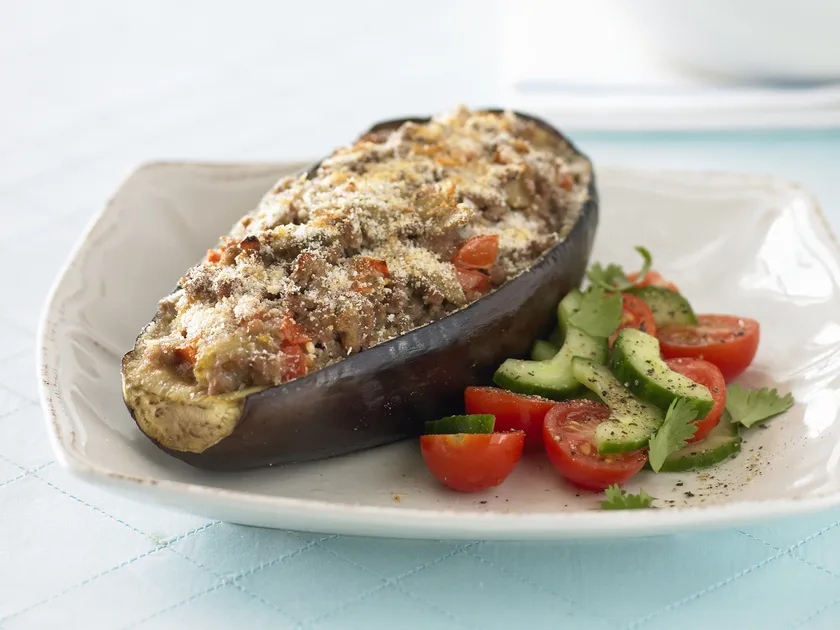 Stuffed eggplant