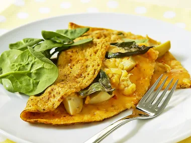 sun-dried tomato omelette