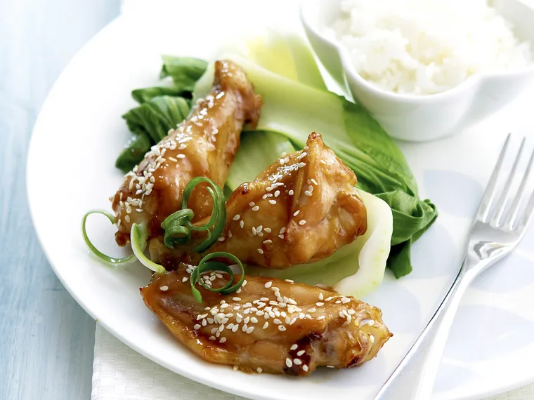 Teriyaki chicken drumettes