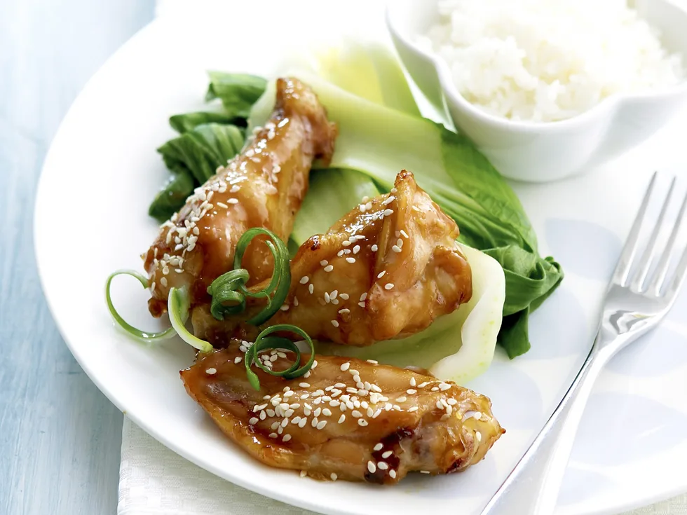 Teriyaki chicken drumettes