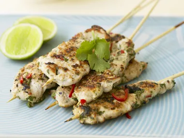 Thai chicken skewers