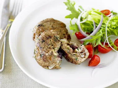 turkey, brie and cranberry rissoles
