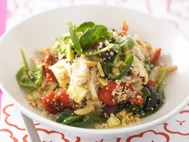 Warm chicken and couscous salad