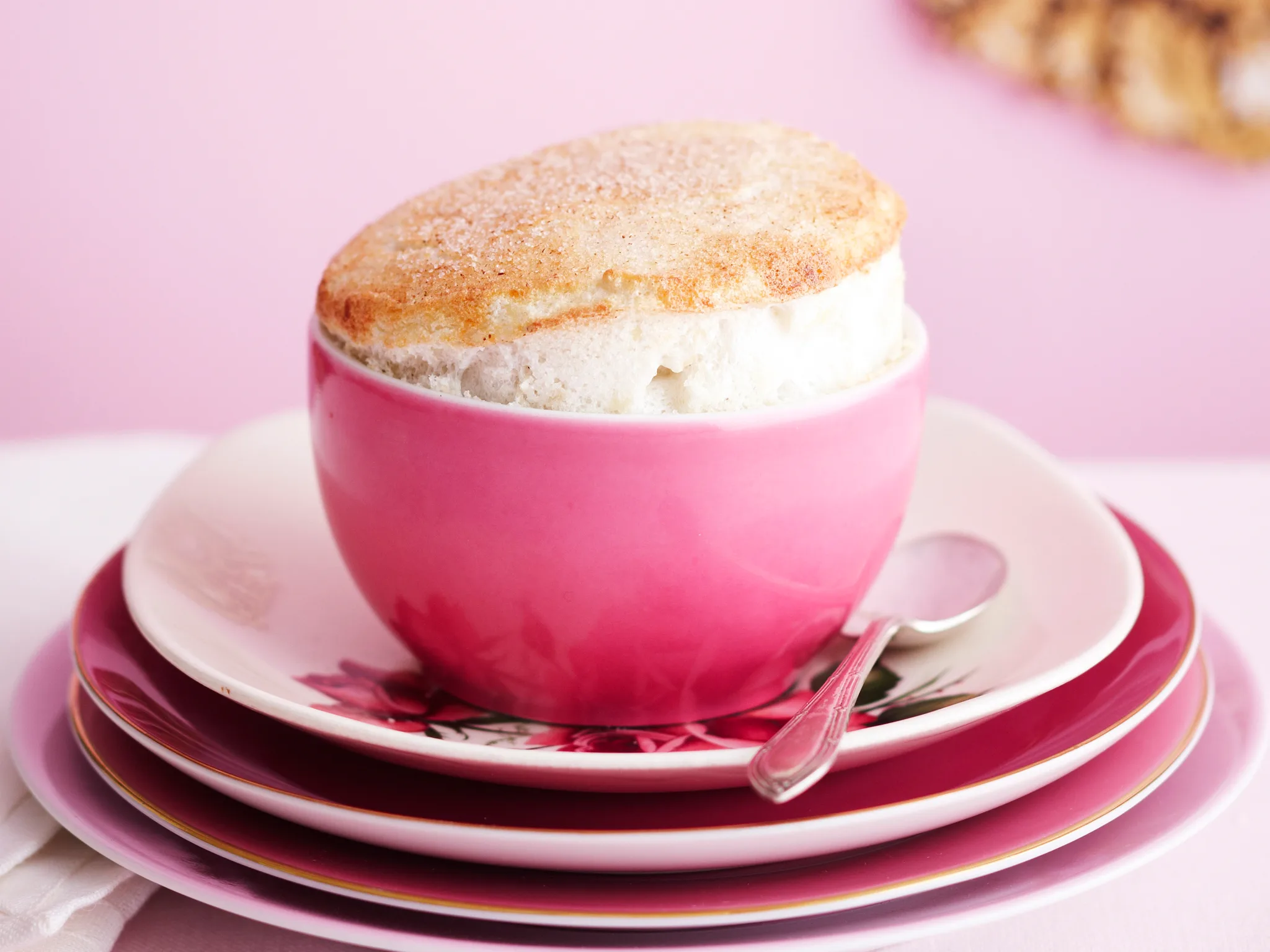 Apple and spice souffles