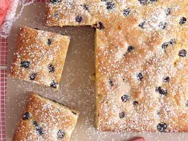 Blueberry madeira cake