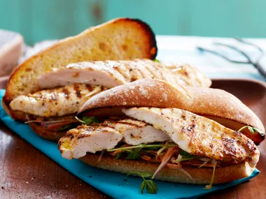 Cajun chicken burgers