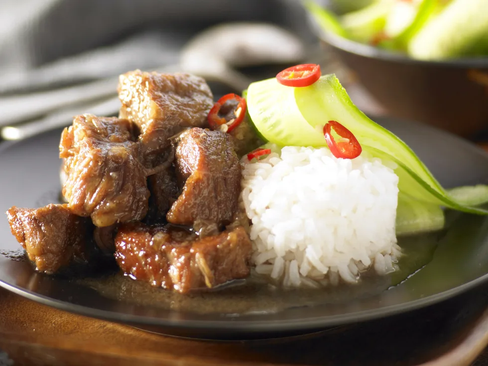 Caramel Asian pork shoulder