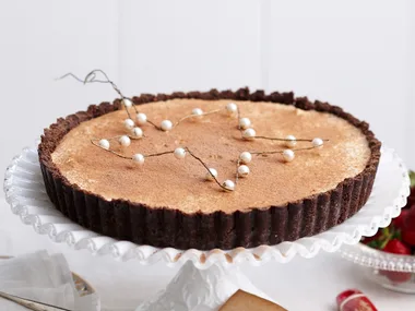 Cheesecake ice-cream pie