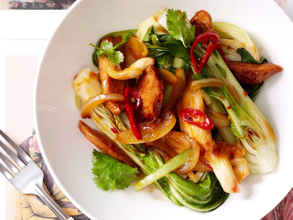 Chicken and chilli stir-fry