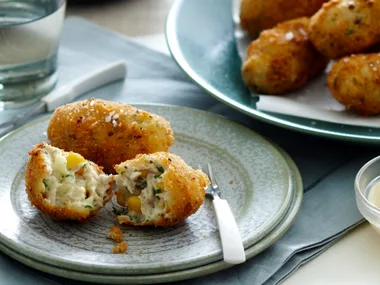 Chicken and potato croquettes