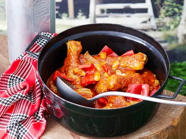 Chicken hot pot