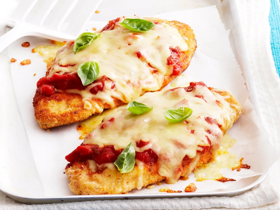 Easy chicken parmigiana