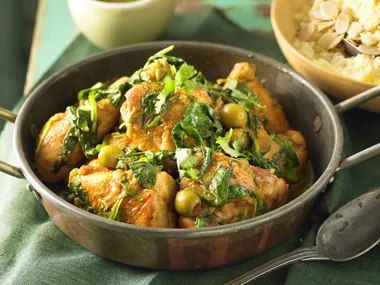 Chicken tagine with olives