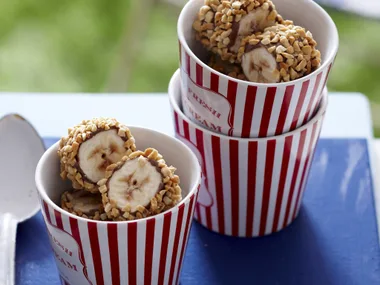 Chocolate banana bites