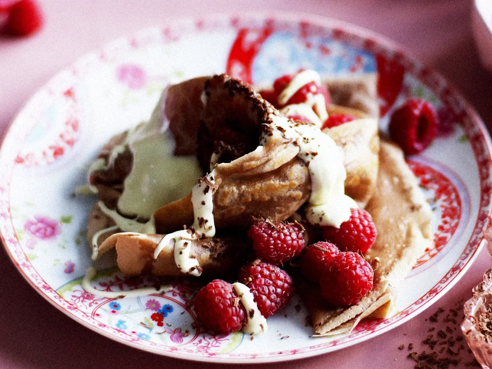 Chocolate crepes