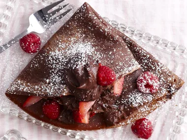 Chocolate crepes