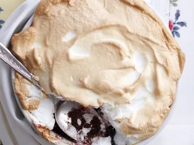 Chocolate queen pudding