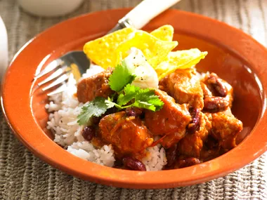 Chunky pork chilli