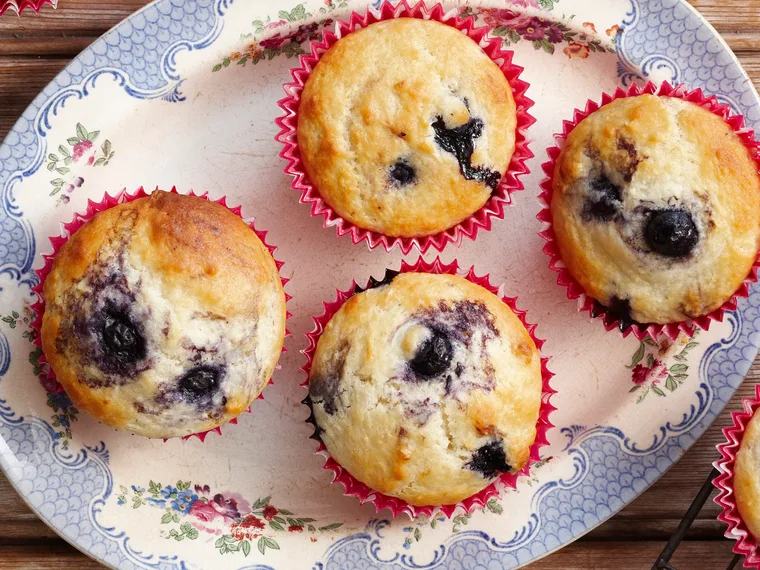 Classic blueberry muffins