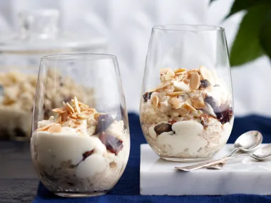 Creamy rice pudding