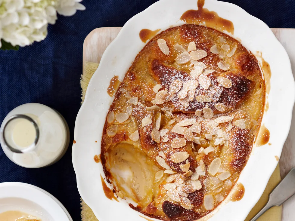 Croissant pudding