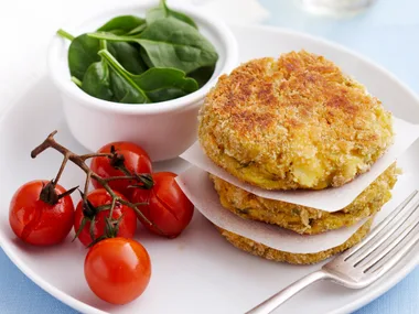 Curried egg patties