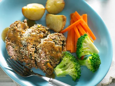 Egg free vegetable meat loaf